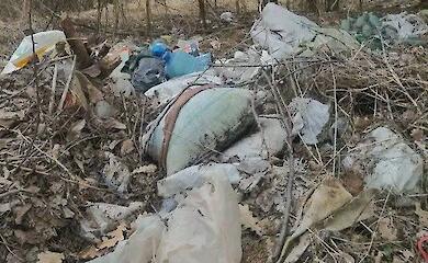 У Григорівці виявили незаконне сміттєзвалище площею понад тисячу квадратів