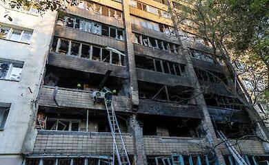 Васильків постраждав під час масованої нічної атаки