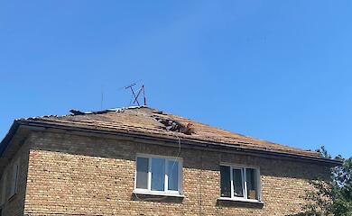 В Триполье начали ремонт крыш аварийных многоквартирных домов