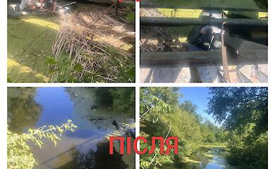 В Богуславській громаді провели екологічні роботи на водосховищах