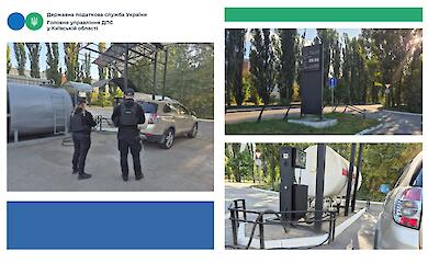 Налоговики и полиция прекратили работу нелегальной АЗС в Обухове