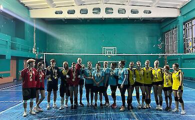 В Обухове ко Дню защитников и защитниц Украины состоялся волейбольный турнир