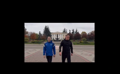 Мироновка встретила чемпиона мира по панкратиону Александра Гуляева