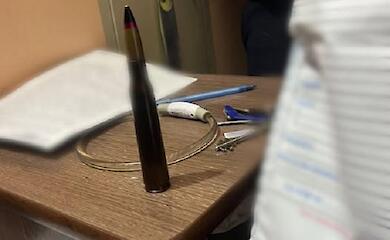 Під час обшуку в Українці правоохоронці знайшли боєприпаси