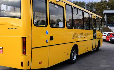 Обуховская громада получила новый школьный автобус
