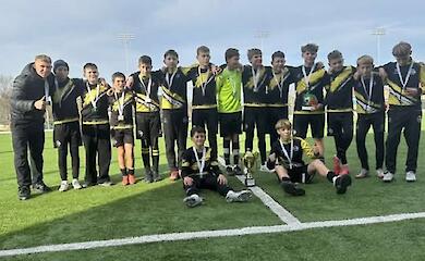 Юные футболисты из Украинки одержали победу на "Kristal Cup"