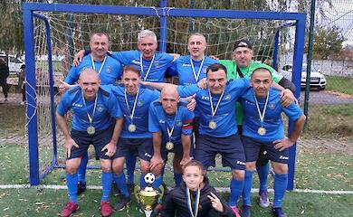 Футболисты-ветераны из Богуслава завоевали Кубок Украины по футзалу