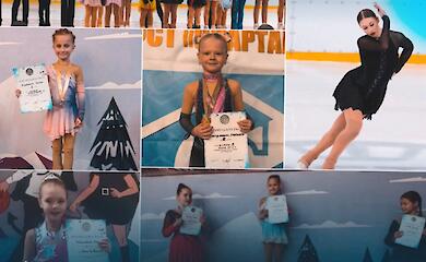 Юные фигуристы "Льодограя" завоевали пять золотых медалей на соревнованиях в Одессе