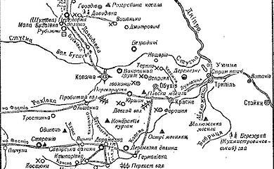 "Патронімічні" топоніми Обухова і Українки 15-17 століття