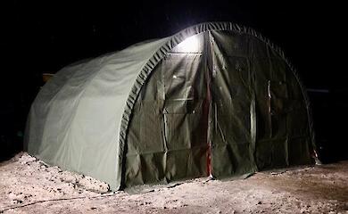 На трассах Киевщины обустроили пункты обогрева для водителей: один на Обуховщине