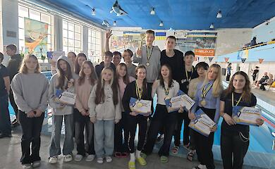 Пловцы из Обухова стали призерами отборочного чемпионата на Киевщине