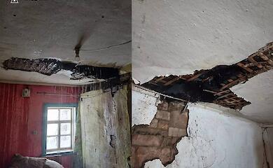 В Ржищевской общине потушили пожар жилого дома