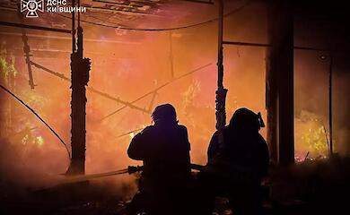 В селе Красное ликвидировали пожар в жилом доме