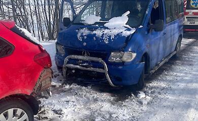 В результате ДТП на Обуховщине в больницу госпитализировали пассажира