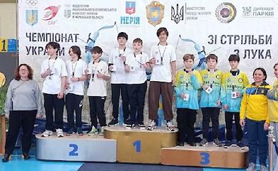 Лучники из Богуслава завоевали бронзу чемпионата Украины в Черкассах