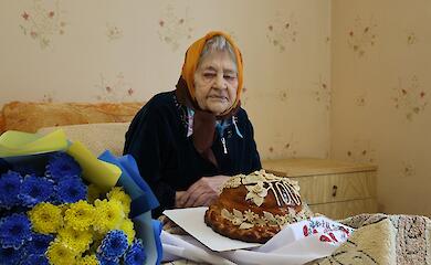 Жительница Василькова Вера Воробьева отметила свой 100-летний юбилей