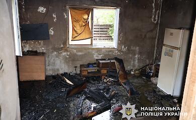 Внаслідок пожежі в садовому товаристві села Таценки загинув чоловік