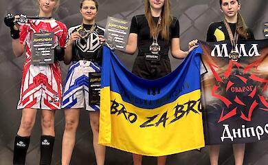 Обухівська спортсменка Ангеліна Ковінова здобула золото чемпіонату України з ММА