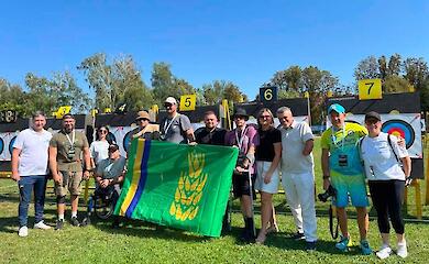 Ветерани з Миронівщини посіли третє місце у змаганнях зі стрільби з лука