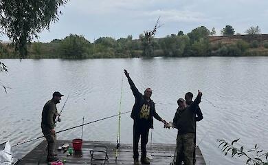 У Миронівській громаді для ветеранів організували ретрит із риболовлею