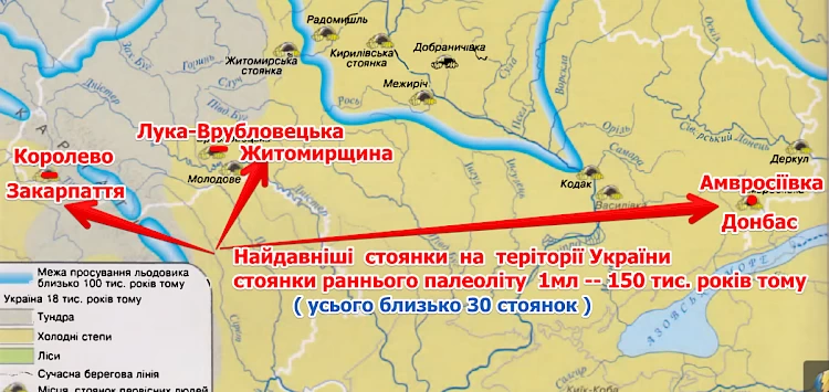 В археологічному музеї Трипілля відкрилася виставка, присвячена найдавнішій палеолітичній стоянці