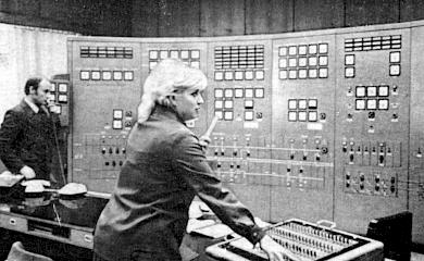 Пульт керування Трипільської ДРЕС в 1976 році