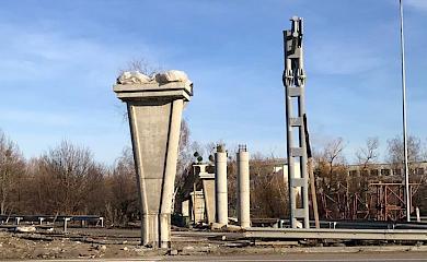 В Обухові триває будівництво пішоходного мосту довжиною 150 метрів