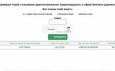 На новому сайті МВС можна самостійно перевірити свої штрафи