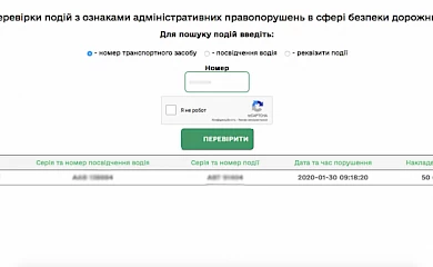 На новому сайті МВС можна самостійно перевірити свої штрафи