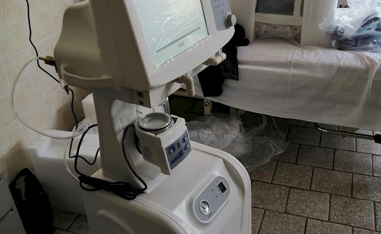 Обухівська лікарня отримала Апарати штучної вентиляції легень та кисневі концентратори