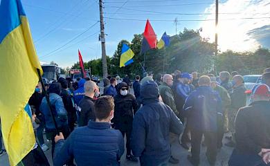 Ветерани АТО звинуватили депутата Обухівської райради у сепаратизмі: почалися протести (відео)