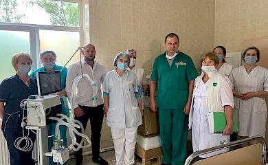 Обухівська ЦРЛ отримала три сучасних апарати ШВЛ