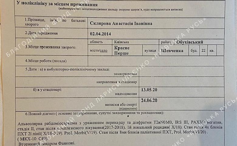 6-річній мешканці Обухова потрібна допомога — вона повинна жити