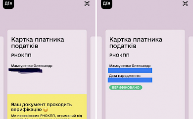 Застосунок "Дія" розпочав тестування електронного податкового номеру