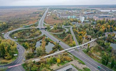 В Обухові з'явився новий пішохідний міст