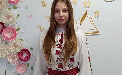 Юна обухівчанка стала фіналісткою Всеукраїнського конкурсу