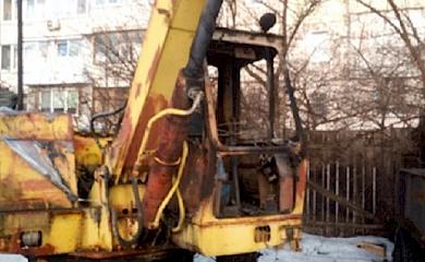 В Обухові загорівся екскаватор: дивом ніхто не постраждав