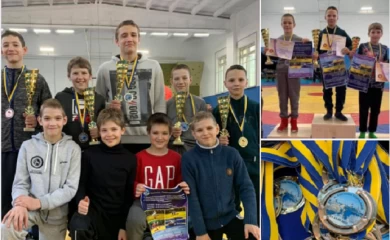 5 медалей привезли обухівські борці з Кам'янця-Подільського