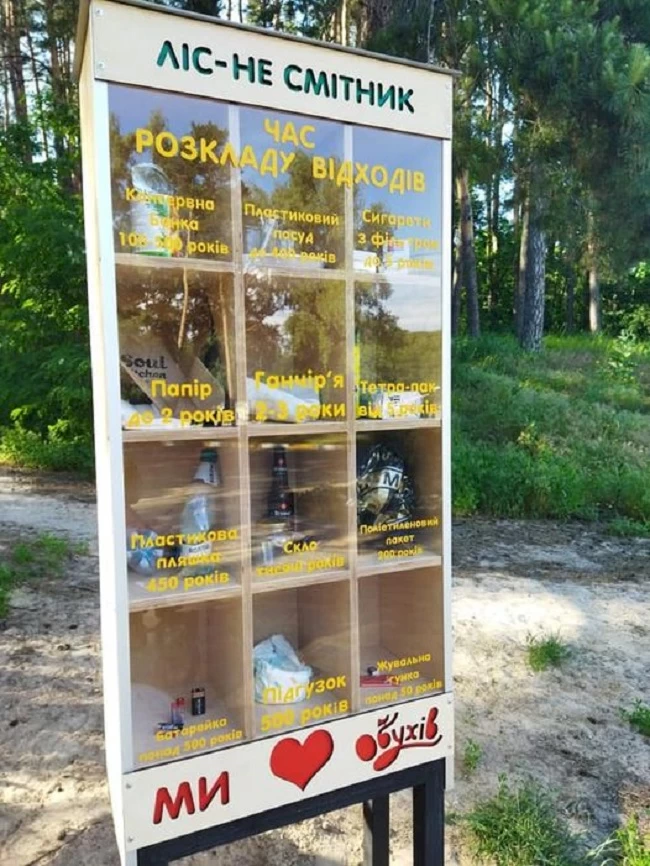 В Обухові стартувала інформаційна кампанія "Ліс - не смітник"