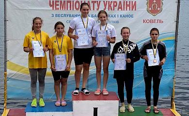 Юні обухівські спортсменки перемогли на Чемпіонаті України з веслування