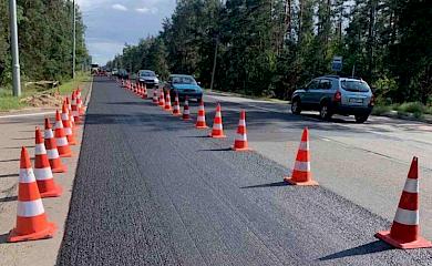 Триває ремонт дороги регіонального значення Р-01 (Київ&ndash;Обухів)