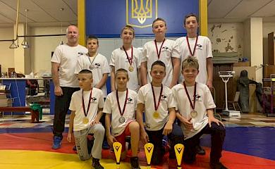 Юні спортсмени з Обухова отримали &laquo;золото&raquo; на Всеукраїнському турнірі з вільної боротьби