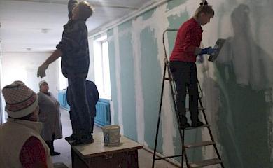 Обухівський район: в селі на Кагарличчині триває ремонт амбулаторії