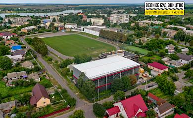Обухівський район: в Миронівці майже добудували спортивний комплекс