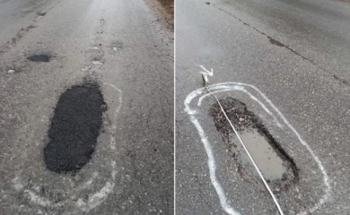 Однією менше: на Обухівщині дорожники латали дірки