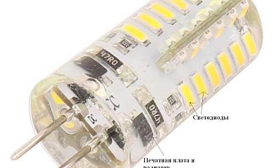 Использование LED-лампочек с патроном G4