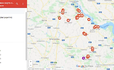 Появилась карта укрытий Обуховского района