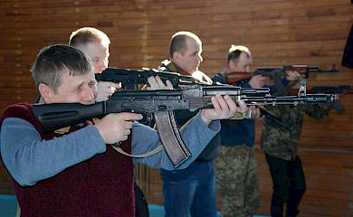 Ми переможемо: Обухівський тербат провів у Миронівці вишкіл