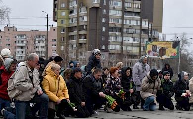 В Українці поховали 23-річного бійця, котрий загинув під Гостомелем