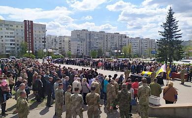 Обухів провів в останню путь свого бійця